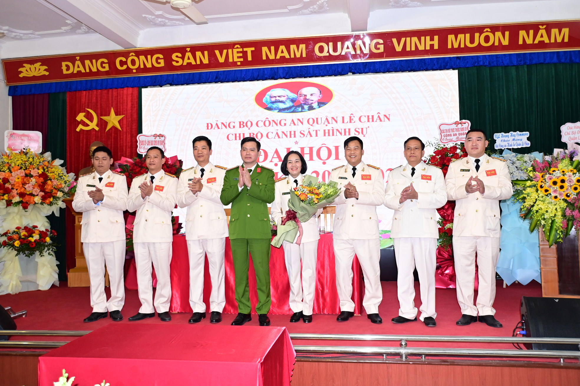 Chi bộ Cảnh sát hình sự (Đảng bộ Công an quận Lê Chân): Tổ chức thành công Đại hội nhiệm kỳ 2025 -2027